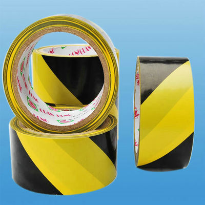 China weiches Polyvinylchloridspezialitätsband, schwarz- gelbes warnendes Band fournisseur