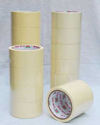 China Lösliches Gummirohpapier farbiges selbsthaftendes Kreppband, Acrylfilm des kleber-BOPP druckte selbsthaftendes Kreppband fournisseur
