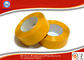 Gelbes braunfarbiges Verpackenband BOPP, Karton, der Klebstreifen versiegelt fournisseur