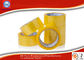 48mm x 66m Karton, der BOPP verpackt Band-klares Gelbliches versiegelt fournisseur