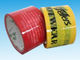 Hohes klebendes Rotes/Gelb 3-Zoll-Packband für Kastendichtung/-bündelung fournisseur