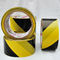 12mm/24mm schwarzes und gelbes warnendes Band kalten/Hochspannungswiderstands fournisseur