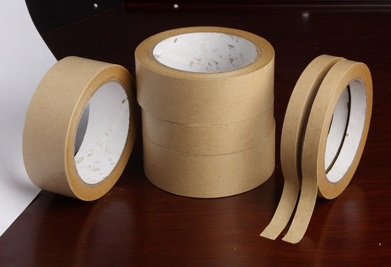 China Lärmarmes hochfestes einseitiges Kraftpapier-Klebstreifen, der Waren gurtet fournisseur